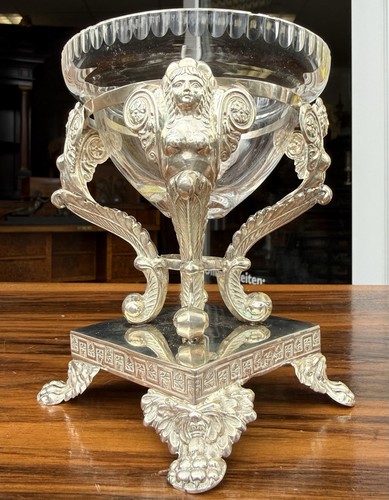 Silber schale tafelaufsatz - silber,