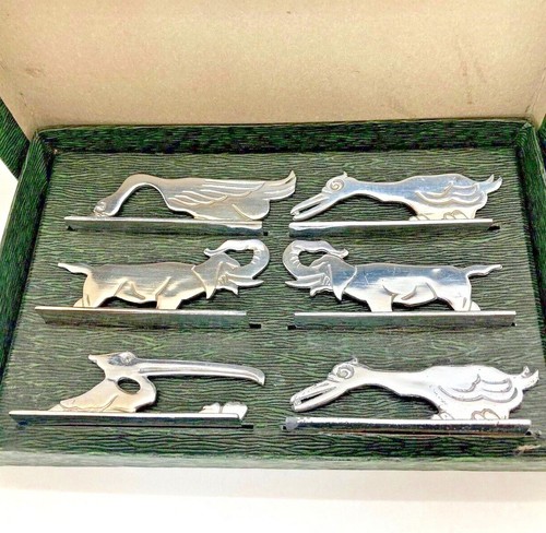 6er set art deco - set,