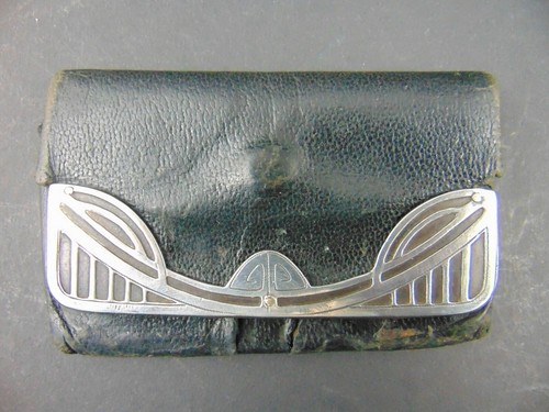 Jugendstil portemonnaie leder - jugendstil,