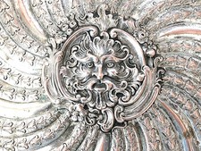 Antike versilberte Zierschale