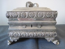 Großer Zuckerkasten Silber