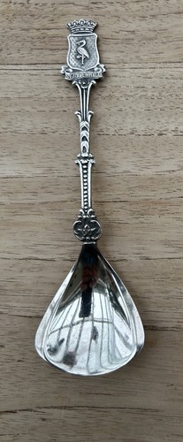 Zierlöffel mit muschellaffe - zierlöffel,