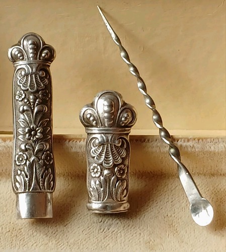 Antikes nadeletui aus silber - nadeletui,