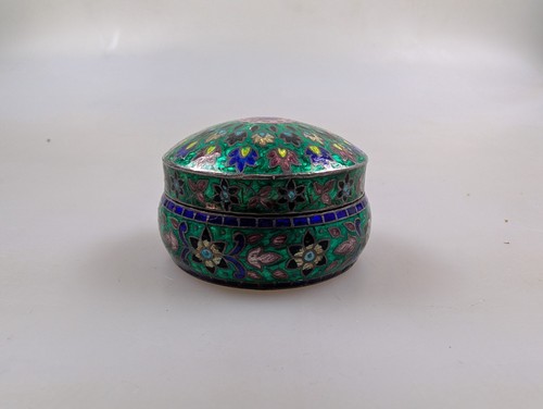Vintage 925 silber - silber, pillendose