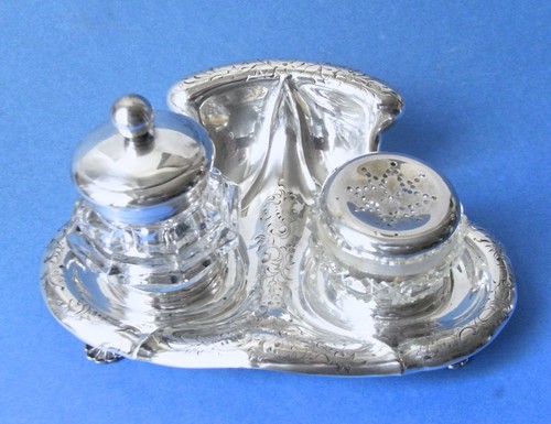 Biedermeier tintenzeug 1860 - biedermeier,