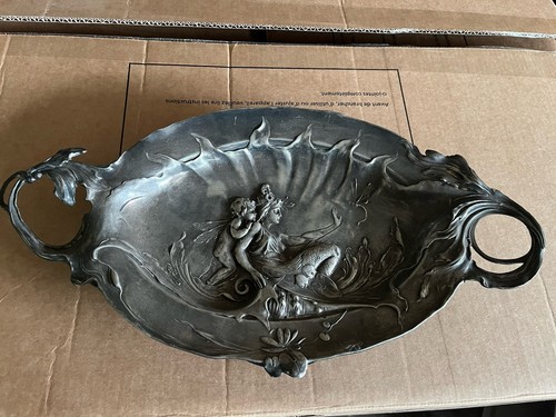 Jugendstil versilberte schale - versilberte,