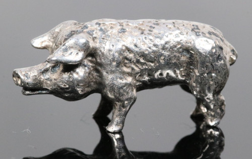 Silber schwein figur 800 - silber,