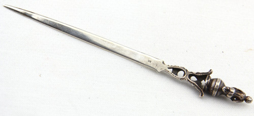 Antik 800 silber brieföffner - silber,