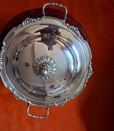 Suppenterrine mit deckel - , 925er