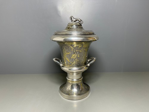 Pokal deckeldose silber - deckeldose, 800er