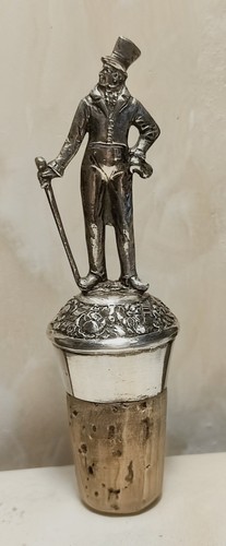 Antiker zierkorken 800 silber - zierkorken,